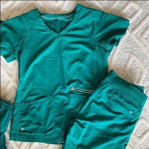 Size small barco and healing hands scrubs